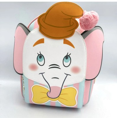 NEW, Loungefly DUMBO Flying Elephant as Circus Clown Pastel Mini Backpack