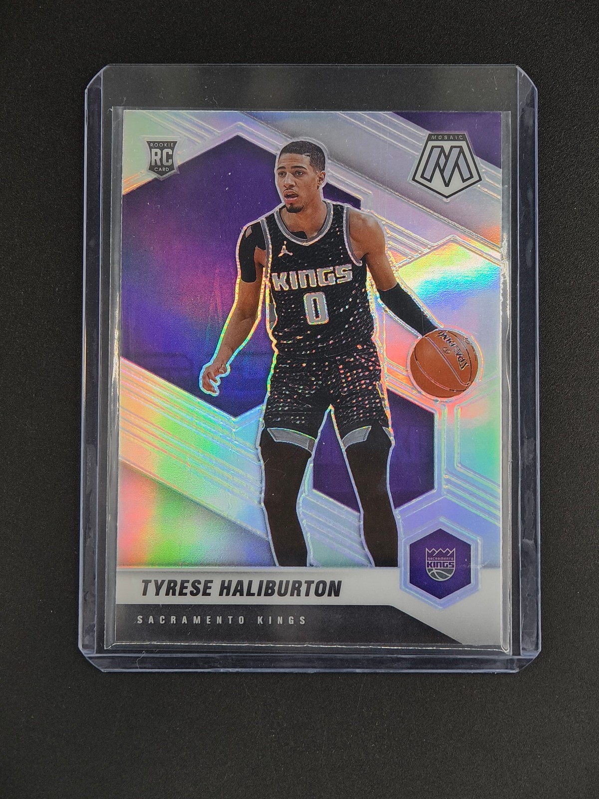 Tyrese Haliburton RC 2020-21 Panini Mosaic Basketball Silver Prizm #204 [3hk