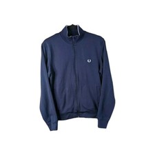 Fred Perry Track Jacket Mens Size Small Navy ...