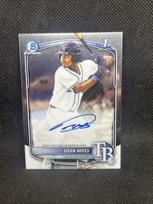 2025 Bowman Draft Dean Moss Auto Tampa Bay Rays