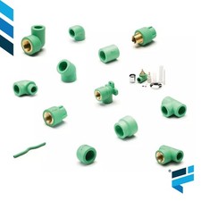 RACCORDI E TUBI PPR VERDE A SALDARE Ø20-25-32 IMPIANTI IDRAULICI  ACQUA POTABILE