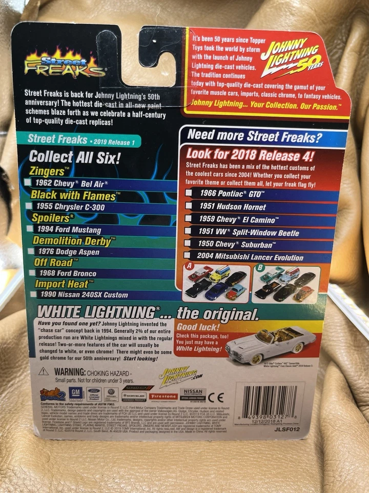 Johnny Lightning Zingers Street Freaks CHASE PURPLE PASSION. VVHTF MT Foto 2 de 4