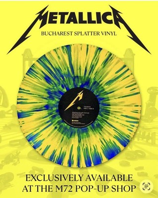 Metallica 72 Seasons Limited Bucharest Splatter Yellow/Blue 12'' Vinyl LP