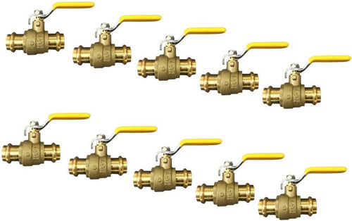 3/4" Pro - Press Brass Ball Valve - Press Shut off Ball Valve with EPDM O-Ring F
