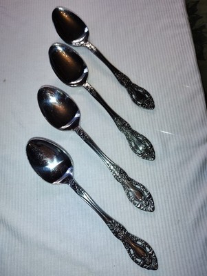 Interpur Japan Stainless  Rose Handle 4 tablespoons Silverware CHOICE Flatware