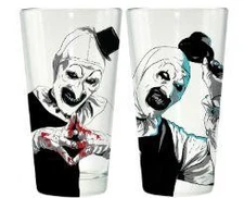 Terrifier Art the Clown 16oz Pint Glass Box Set of 2 Surreal Entertainment