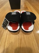 New w/ Box Jordan Hydro Xi Retro 11 Bred Slide Sandals Men  s Size 9