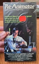 Re-Animator (Vestron Video, 1986) Rated R Version SEALED VHS & New Watermarked