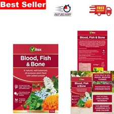 Nutrient-Rich Blood Fish & Bone Fertilizer 2.5kg - Enhances Root Development 5.60 per kilo