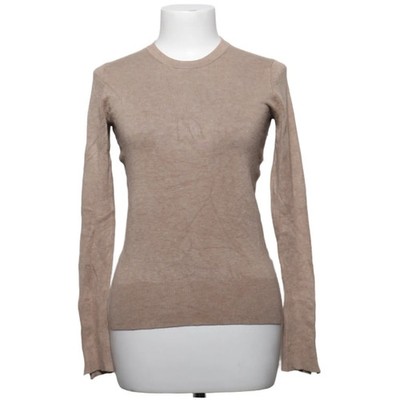 Zara, Strickpullover, Größe: S, Beige, Einfarbig, Feinstrick, Damen #6JB