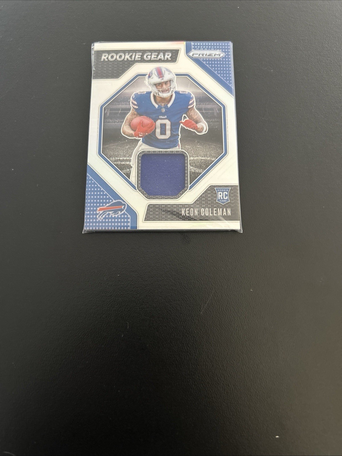 KEON Coleman - 2024 Panini Prizm Rookie Gear Silver Prizm Patch #RG-KCN