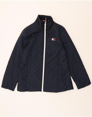Tommy Hilfiger Herren Steppjacke UK 40 Large Navy Blau Polyester BJ10