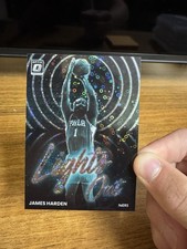 2022-23 Panini Donruss Optic - Lights Out James Harden #9 Silver Disco