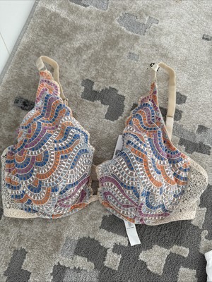 NEW Intimissimi Lace Bra Nude & Multicoloured 36C(UK & US)80CEU) Seta Elena