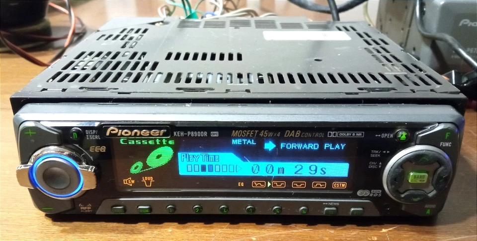 ⭕ Autoradio A Cassette Con Frontalino Estraibile Pioneer KEH-P8900R + CDX-P670  - Immagine 2 di 4