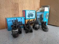 Vintage Die Cast Pencil Sharpeners, Steam Powerd Collection x4