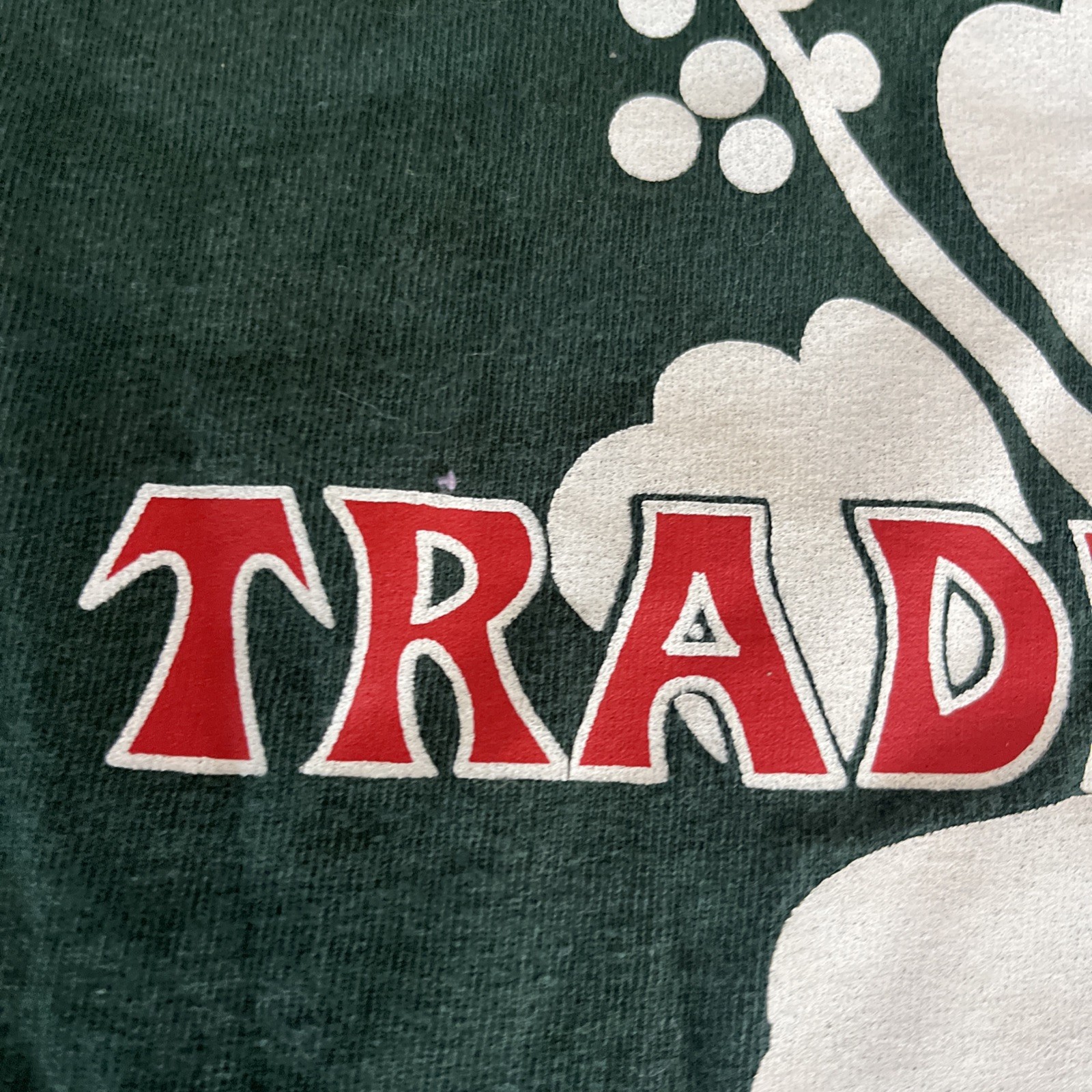Vintage Trader Joe’s Hibiscus Logo T-Shirt – Green