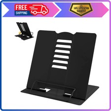 Camelmother Metal Book Holder Adjustable Book Stand for Reading