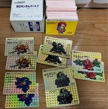 Vintage 1989 Carddass 20 Sd Gundam Part 7 Box Set