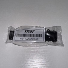 MSI NVIDIA 4" / 10 Cm SLI Bridge K1f-1026013-e06 Multi GPU Link Cable 7jl10