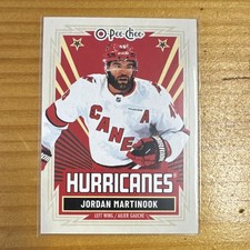 O-Pee-Chee 2025-26 Retro Jordan Martinook #386 Carolina Hurricanes