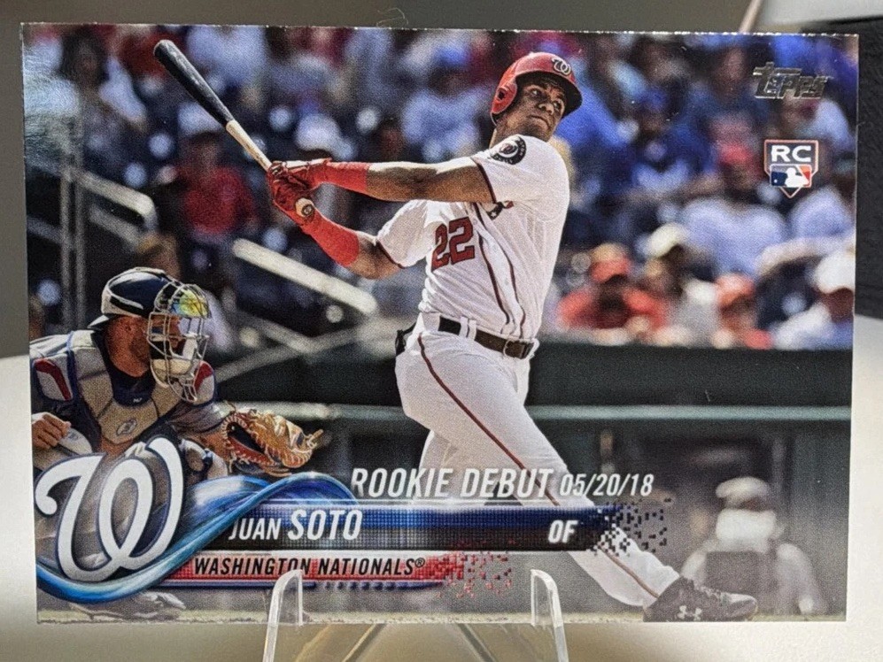 🔥2018 Topps Update Series - Rookie Debut Juan Soto #US104 (RC) ⚾️