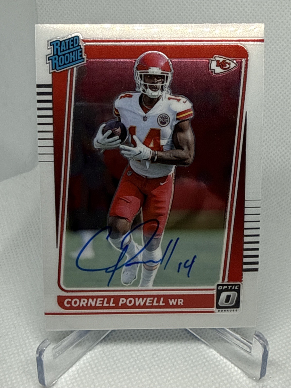 Cornell Powell Panini Donruss Optic #240 Autograph