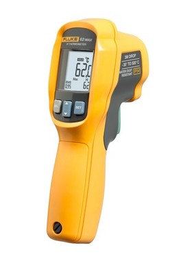 Fluke 62 MAX Infrarot-Thermometer mit Laser, IP54, gelb