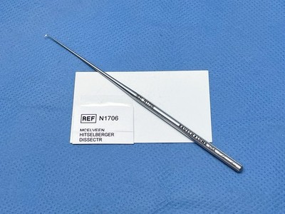 Bausch + Lomb N1706 Mcelveen-Hitselberger Neural Dissector, Otology, 6.25''