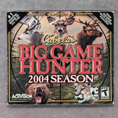 Cabela s Big Game Hunter 2004 Season Activision PC-CD-ROM