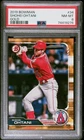 2019 Bowman #34 Shohei Ohtani Gold PSA 8
