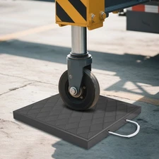 Crane Outrigger Pad For Truck/Trailer/Crane/RV Square Stabilizing Block w/Handle