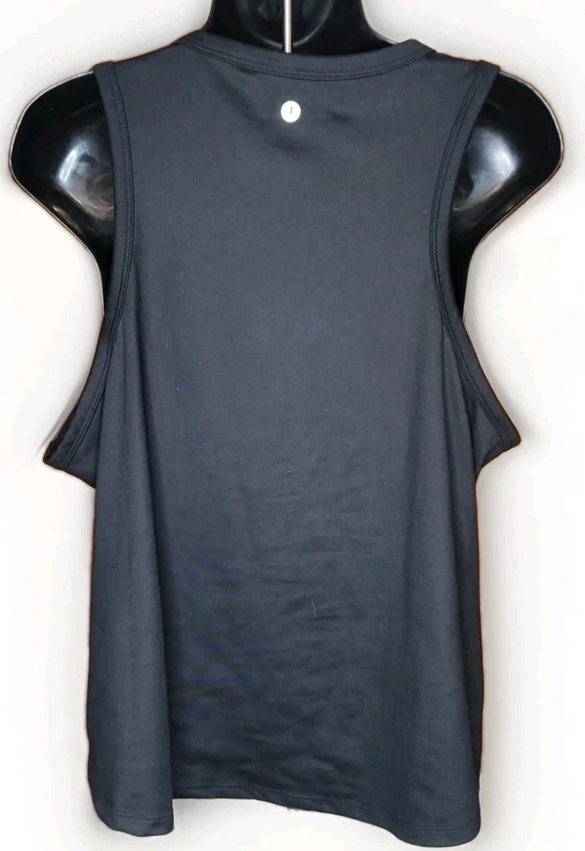 Auténtica camiseta sin mangas negra para mujer marca Danskin talla XL informal cómoda atlética Foto 2 de 3