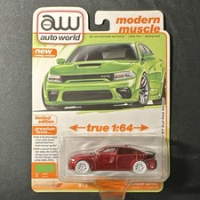 Auto World Dodge Charger RT Scat Pack Swinger Red 1:64 Ultra Red Chase