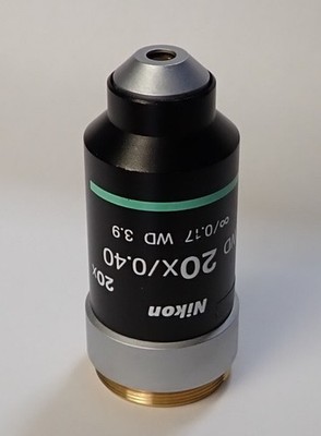 [EXC+5] Nikon CFI E Plan LWD 20x 0,40 Infinity Mikroskop Objektiv WD 3.9 E200