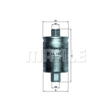 Mahle Kraftstofffilter für Lotus MG Opel Rover