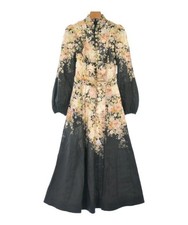 ZIMMERMANN Dress for Women 0(XS size) Black x Pink x Beige (Floral) Used Sec