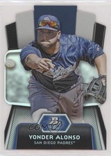 2012 Bowman Platinum Cutting Edge Stars Die-Cut Yonder Alonso #CES-YA 7at