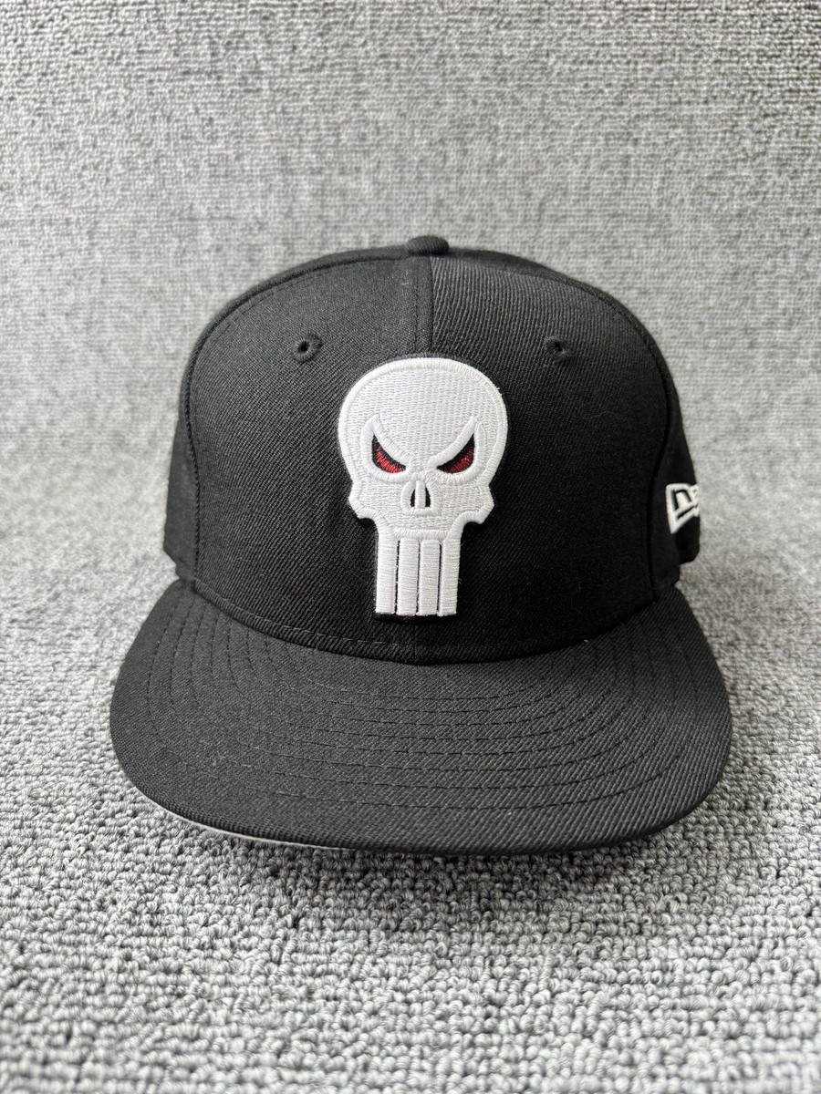New Era Punisher 9FIFTY Snapback Flat Brim Black Hat Marvel