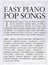 The Library Of Easy Piano Pop Songs Paperback UK IMPORT