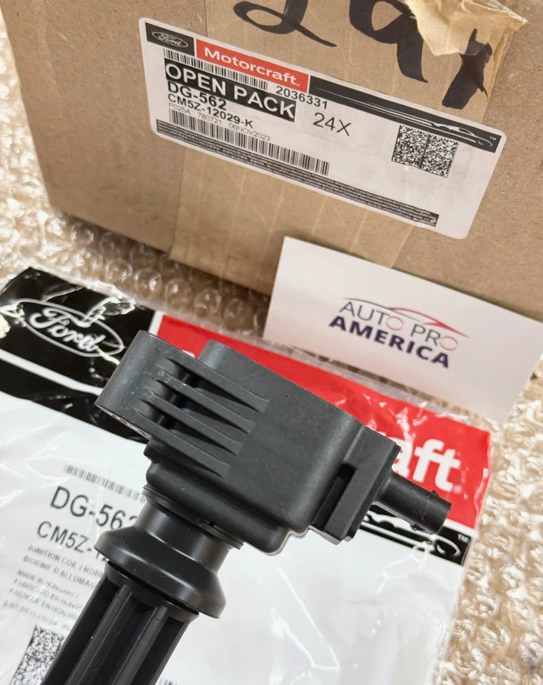 Bobina de encendido Ford Edge Focus Fusion Lincoln MKZ MKT MKC JUEGO DE 4 piezas motorcraft OEM Foto 4 de 4