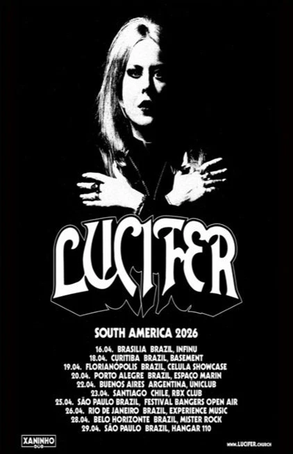 Lucifer South America Tour 2026 Poster