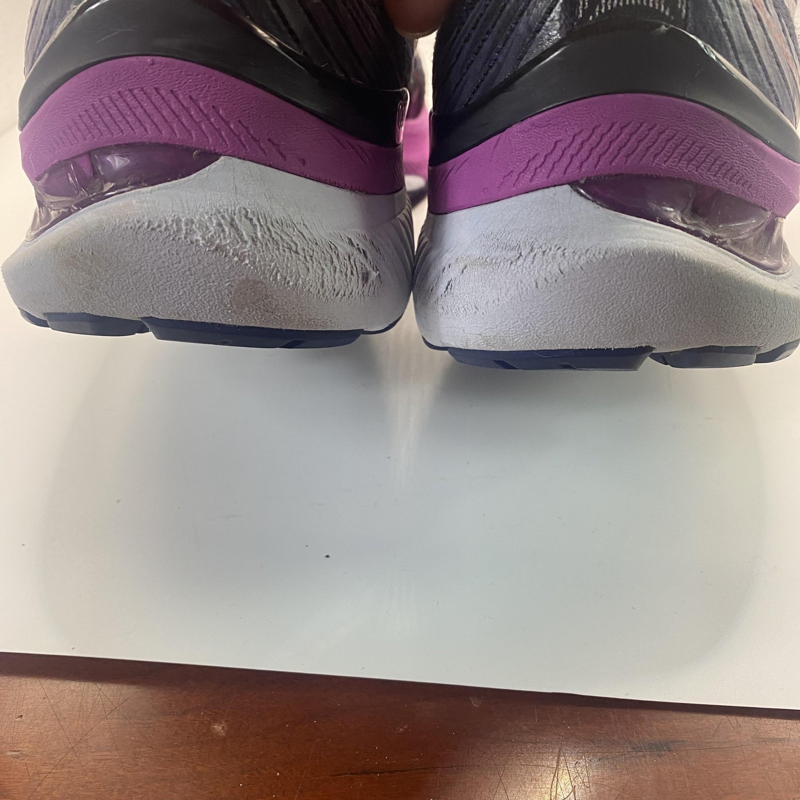 ASICS GEL-Kayano 29 Shoes Womens Size 11.5 Black Purple Running Support Sneakers thumbnail 6