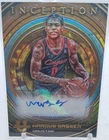 MARCUS SASSER 2022-23 BOWMAN UNIVERSITY INCEPTION INITIATION GOLD #22/50 AUTO