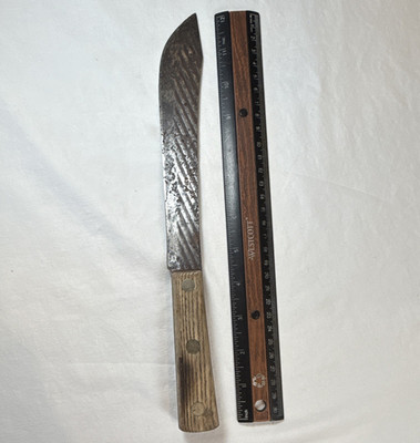 Vintage Case XX 431-8 Corn Knife Cane Knife 8  Blade Wood Handle Farm Tool USA
