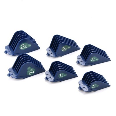 6-size Durable Plastic Clipper Guide Comb Set für Wahl/Oster Multi-model Clipper