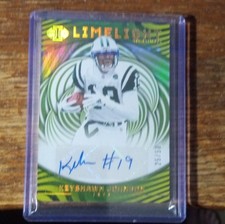 Panini 2023 Illusions Limelight Signatures Keyshawn Johnson Auto Gold /50 Jets