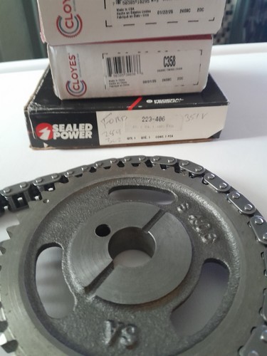 small block ford timing chain set/cloyes/sealed power - Picture 5 of 6