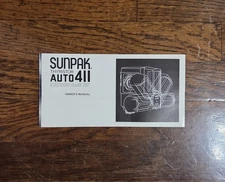 Sunpak Auto 411 Thyristor Owner's Manual