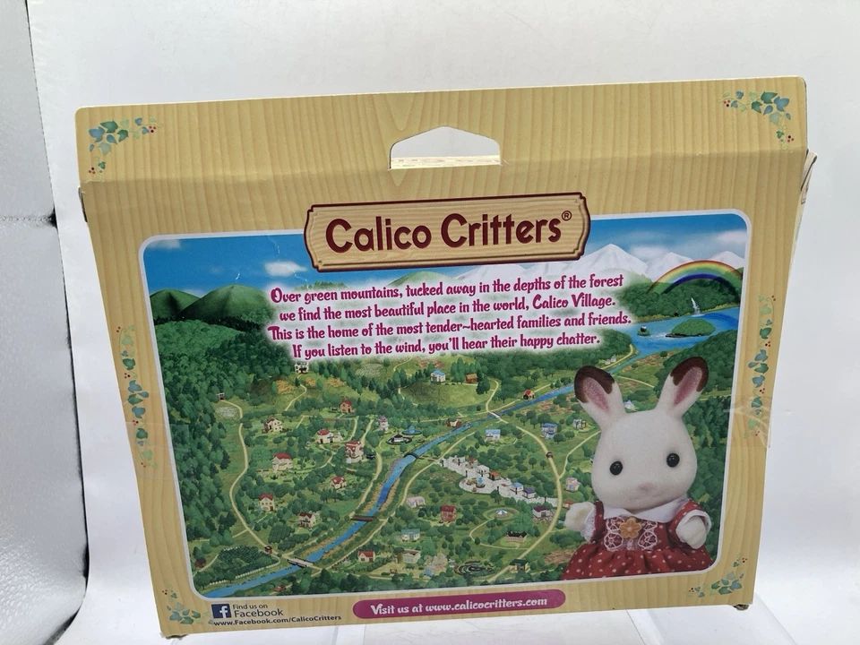 NUEVO Época Calico Critters Difuso Gato Persa Familia Cecilia Adam Nora Felix NRFB Foto 3 de 4